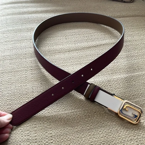 New authentic Gucci reversible belt